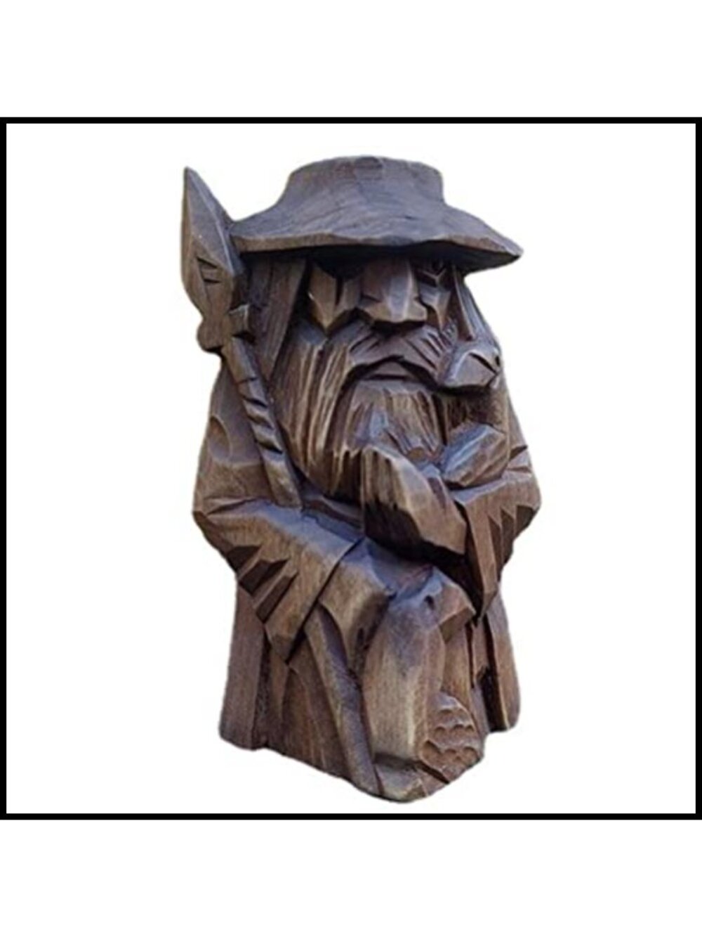 Norse God Odin Statue Resin Viking Mythology Figurine Home Office Decor 10cm
